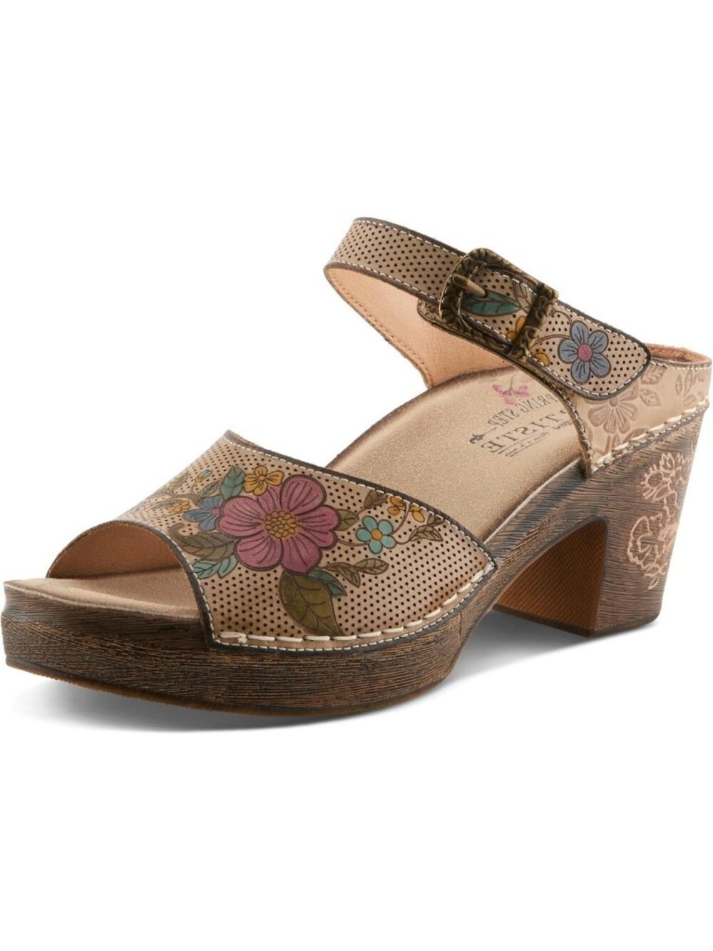 Floral Women's Sandals with Cushioned Insole & Comfortable Easy Fit